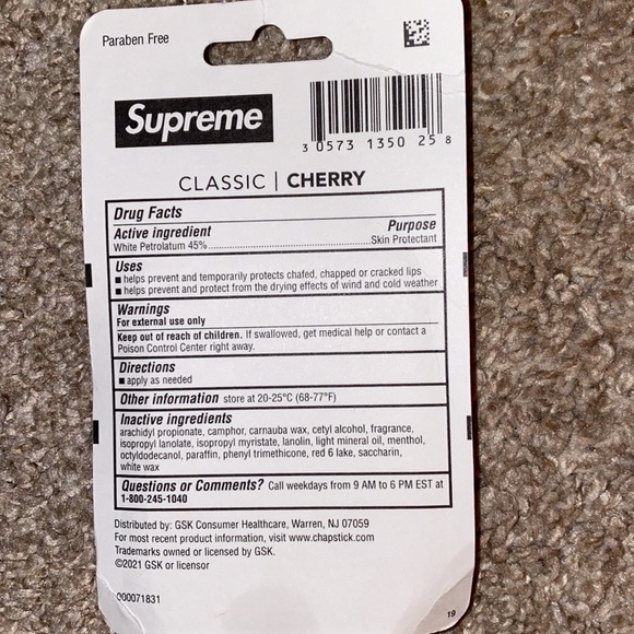 Supreme X Chapstick 3 pack New in Pack - Picture 5 of 5